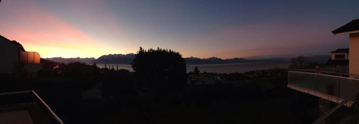 Lake Geneva Switzerland panorama
